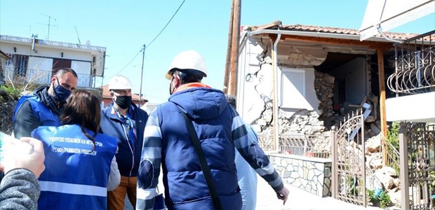 1.343 σπίτια μη κατοικήσιμα στις σεισμόπληκτες περιοχές