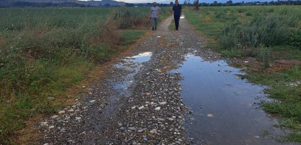 Καταστροφική χαλαζόπτωση σε χωριά των Τρικάλων