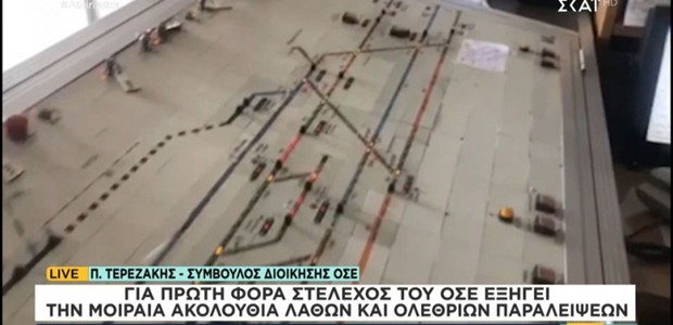 Σύμβουλος διοίκησης ΟΣΕ: Διπλό το λάθος του σταθμάρχη