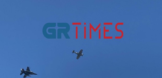 Εντυπωσιακές εικόνες από τις πτήσεις F-16 και Spitfire (βίντεο)
