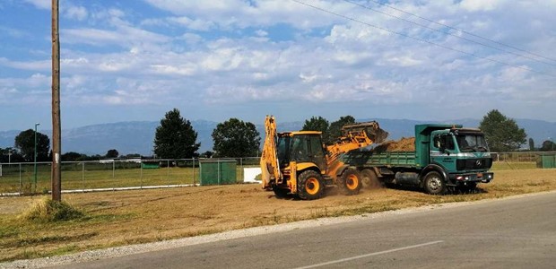 Έργα διαμόρφωσης στο αθλητικό πάρκο Σωτήρας
