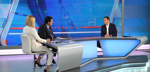 Μέχρι 41,9%  η τηλεθέαση στην συνέντευξη Τσίπρα στον ΣΚΑΪ