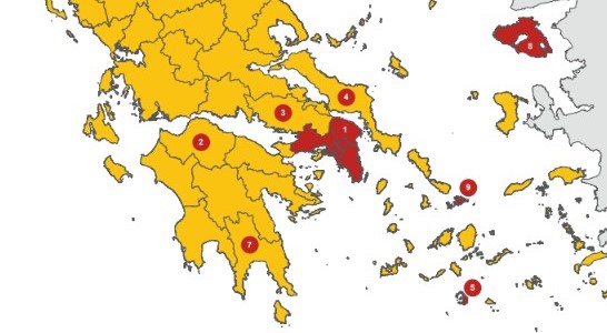 Ο νέος υγειονομικός χάρτης της Ελλάδας