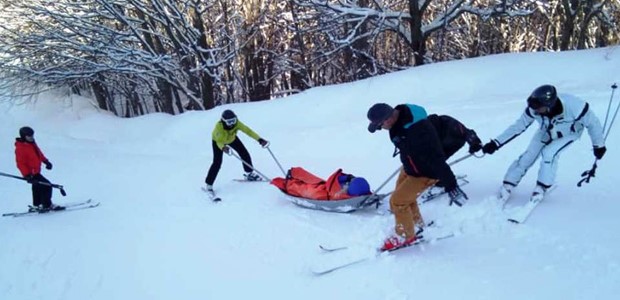 Δύο τραυματίες στο Χιονοδρομικό Κέντρο 