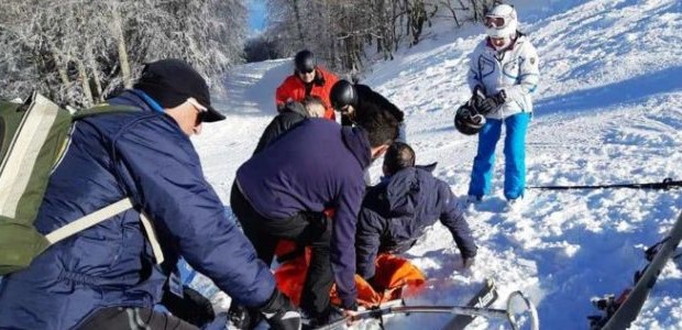 Δύο τραυματισμοί στο χιονοδρομικό
