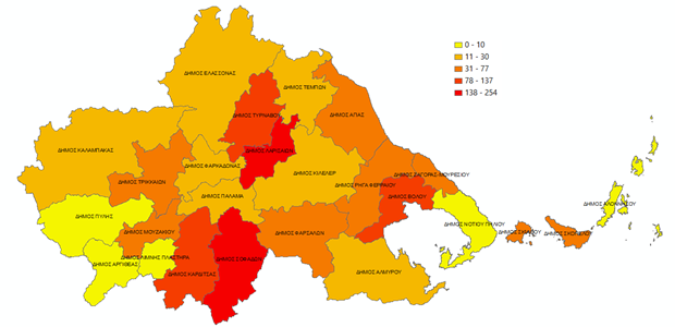 Θεσσαλία: 754 κρούσματα κορωνοϊού από 18-31/12/2020