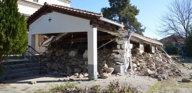 Καταστροφές σε μνημεία από το σεισμό