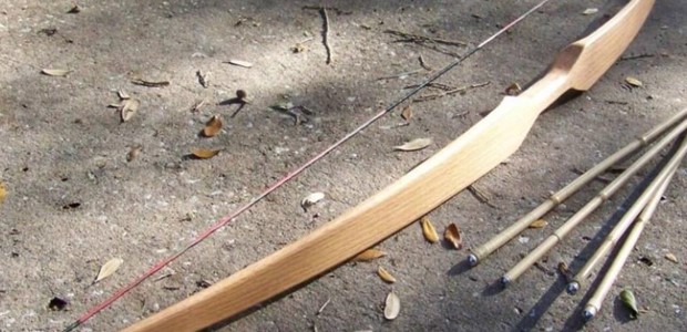 Έριξε βέλος σε αυλή σπιτιού με δύο σκυλιά