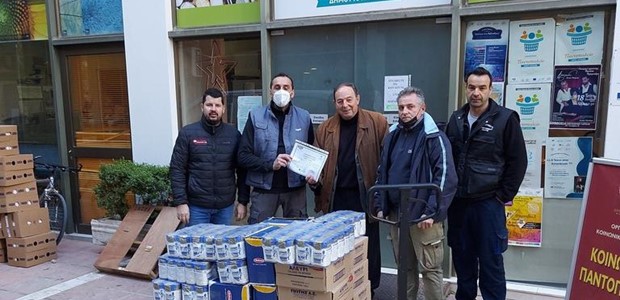 Ο Σύνδεσμος Ηλεκτρολόγων στηρίζει το Κοινωνικό Παντοπωλείο 