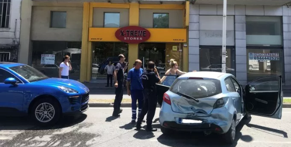 Τροχαίο με υλικές ζημιές