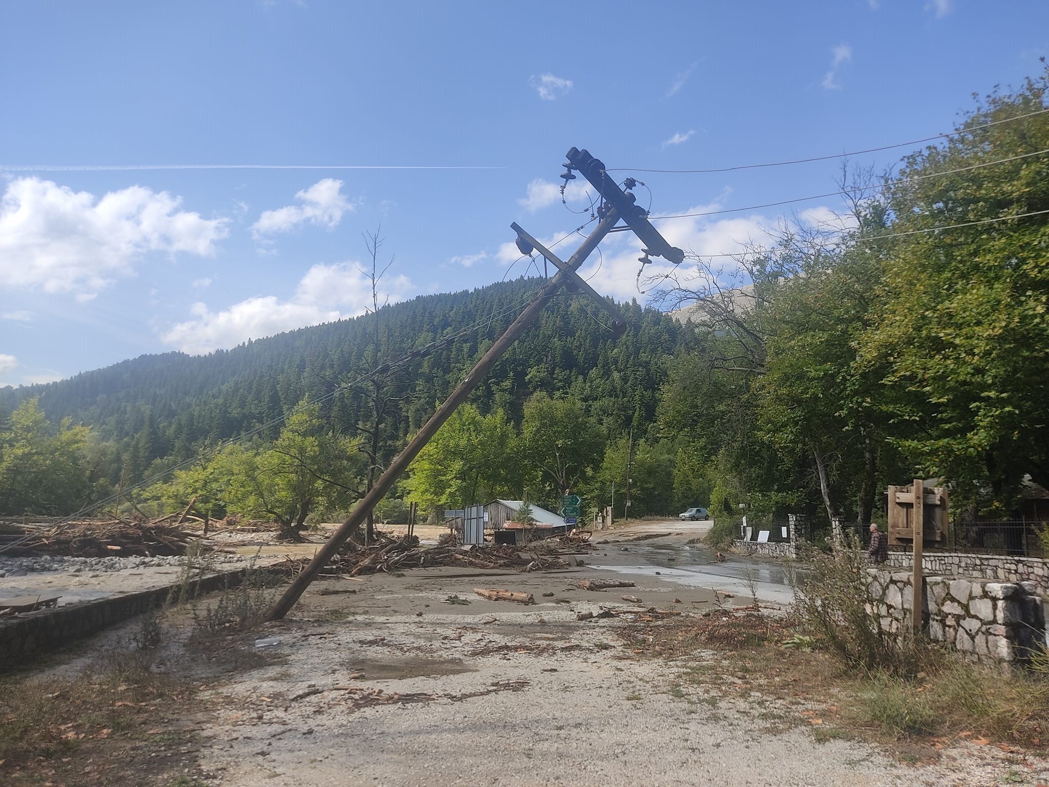 Δύσκολη η πρόσβαση προς τα χωριά του Ασπροποτάμου 