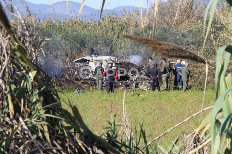 Καλαμάτα: Πτώση εκπαιδευτικού πολεμικού αεροσκάφους Τ-2
