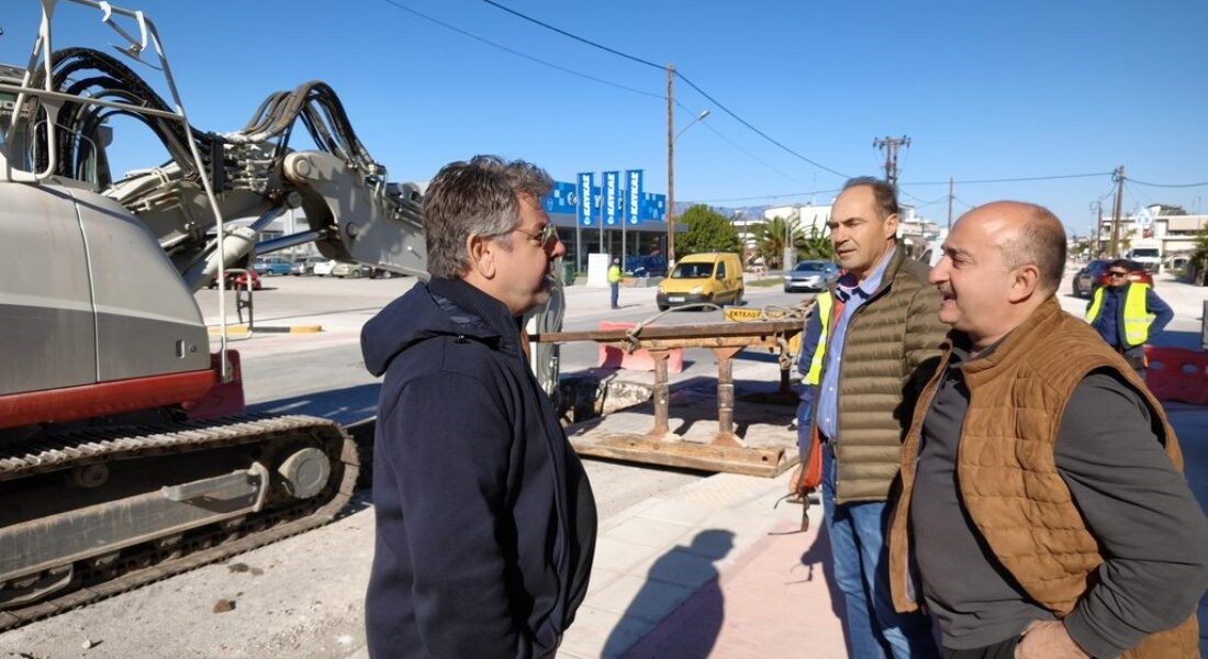 Η οδός Καρδίτσης θα είναι έτοιμη μέσα στον Νοέμβριο