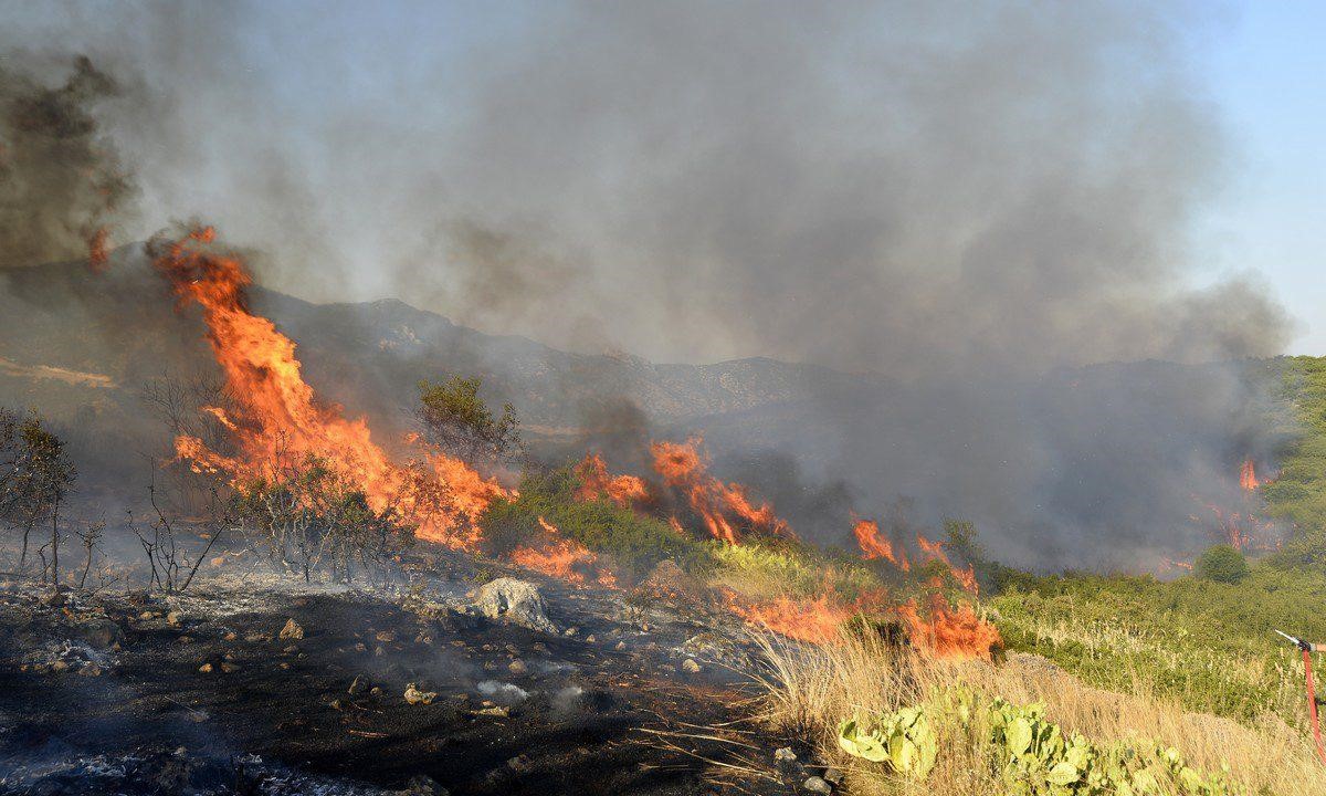 Λάρισα: Επί ποδός η Πυροσβεστική για φωτιά στην Αμφιθέα