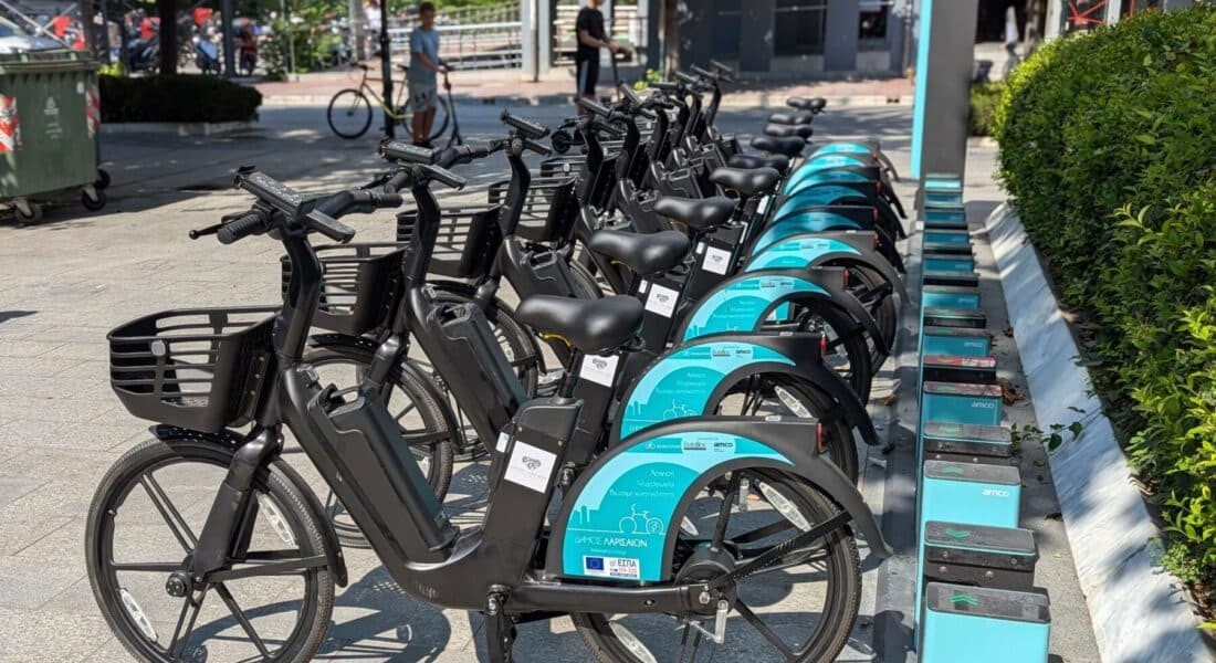 Απέτυχε η δωρεάν χρήση ηλεκτρικών ποδηλάτων στη Λάρισα