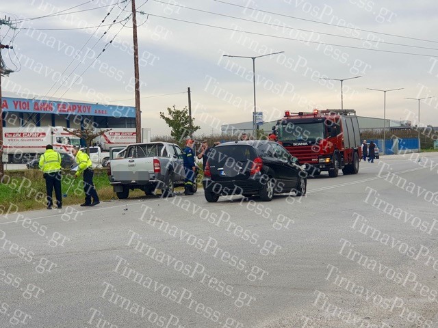 Μετωπική σύγκρουση με έναν τραυματία