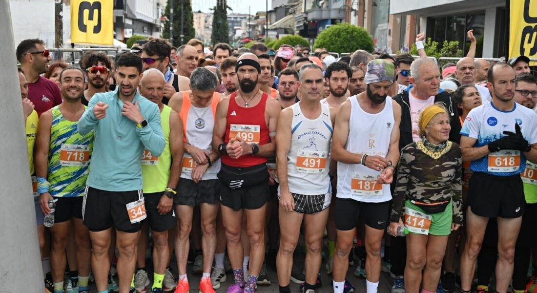 Με βροχή και κρύο o 15ος Ιπποκράτειος Λαϊκός Αγώνας Δρόμου