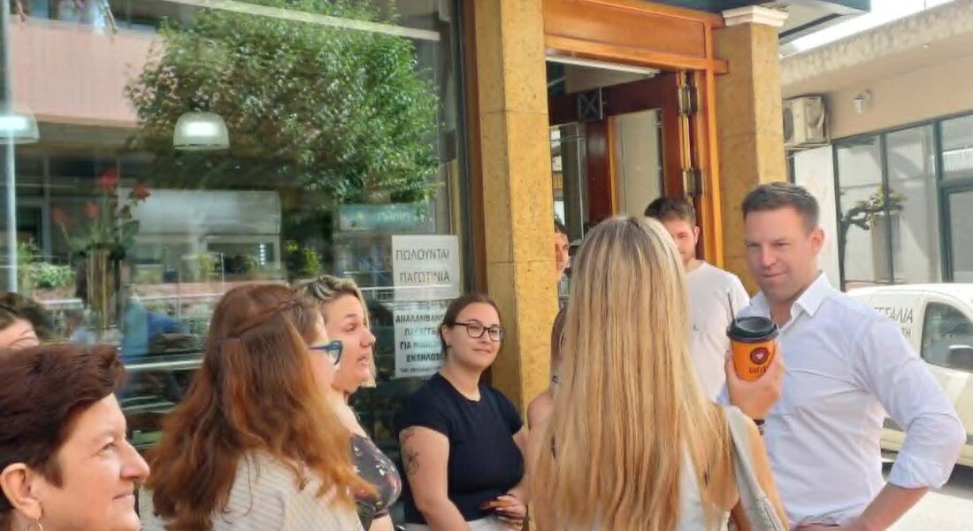 Διήμερη περιοδεία του Στέφανου Κασσελάκη στη Λάρισα 