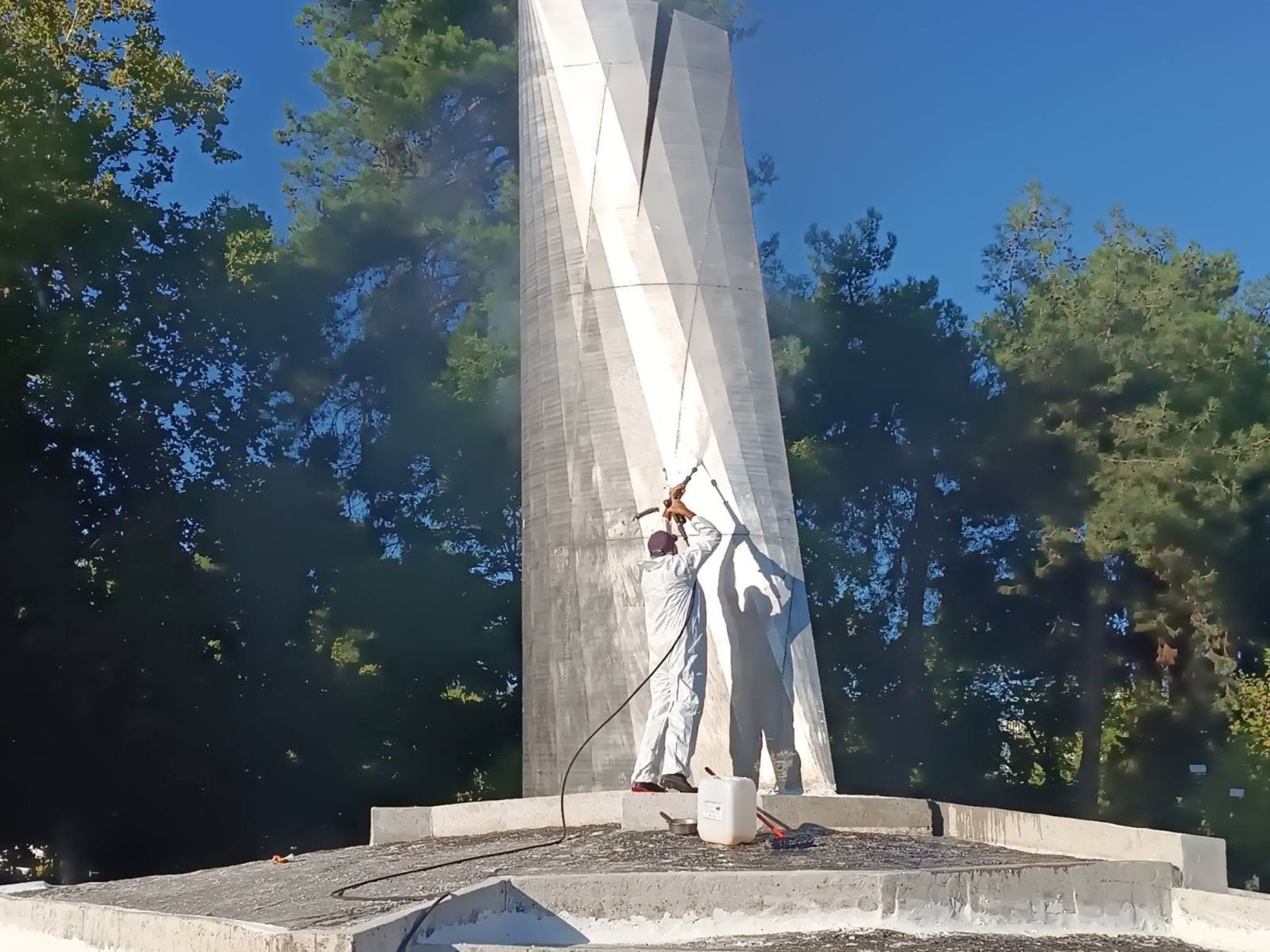 Αισθητική αποκατάσταση στο Μνημείο Εθνικής Αντίστασης