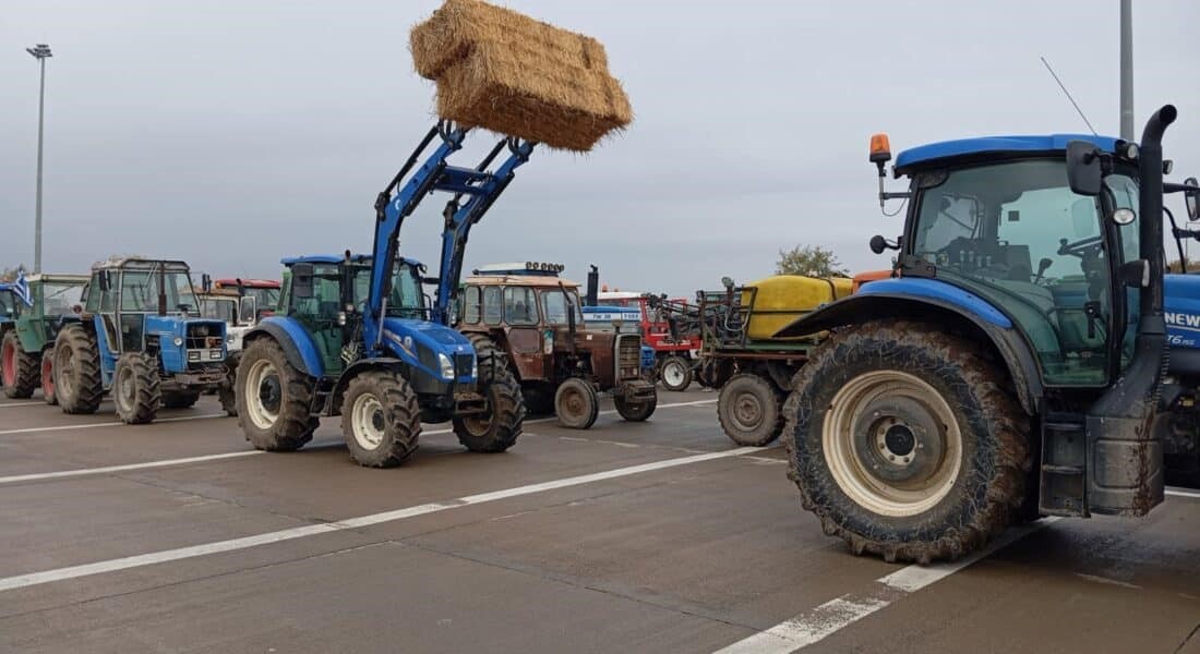 Οι αγρότες έκλεισαν την πρόσβαση από την είσοδο του Λόγγου