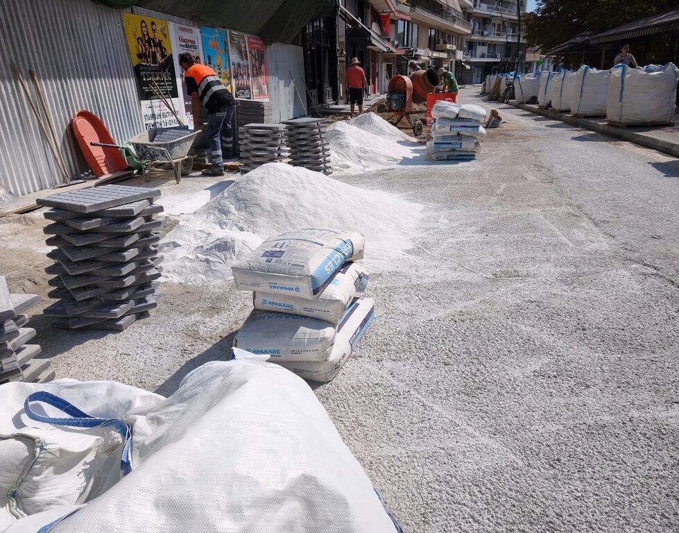 Κανονικά προχωρά η αναμόρφωση στην οδό Αμαλίας