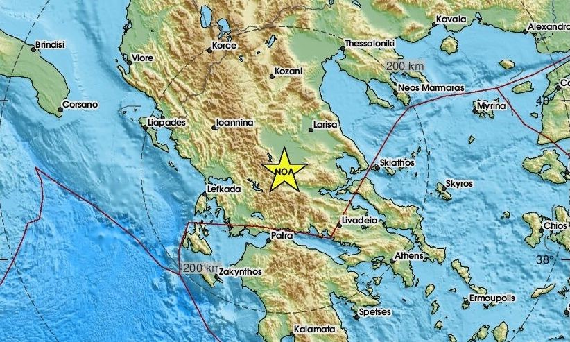 Σεισμός 3,3 Ρίχτερ με επίκεντρο τη Ρεντίνα