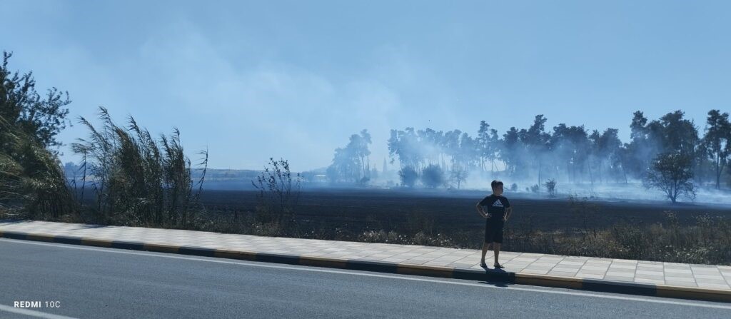 Υπο έλεγχο η φωτιά στον Αγιο Θωμά