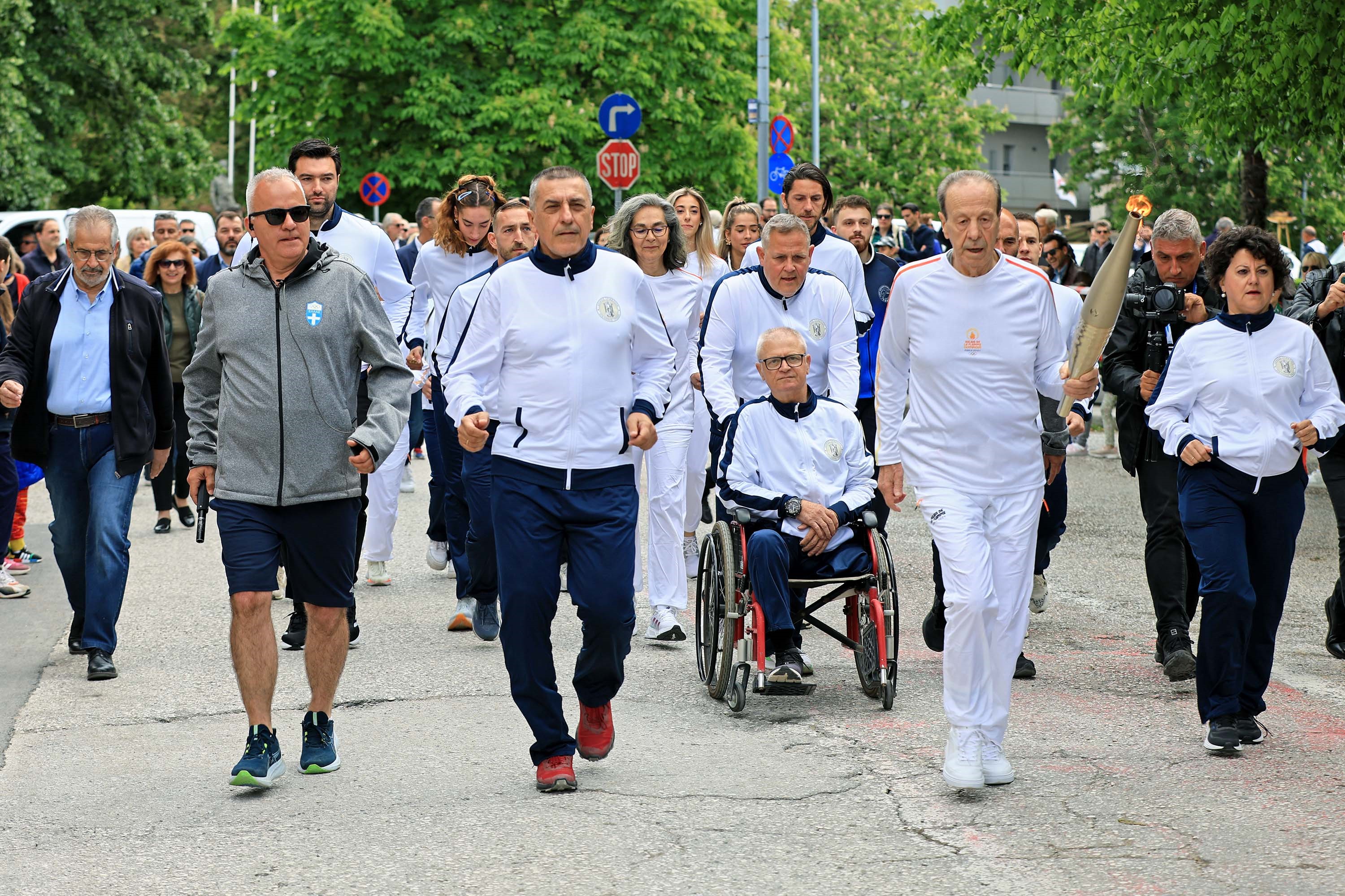 Τα Τρίκαλα υποδέχθηκαν την Ολυμπιακή Φλόγα