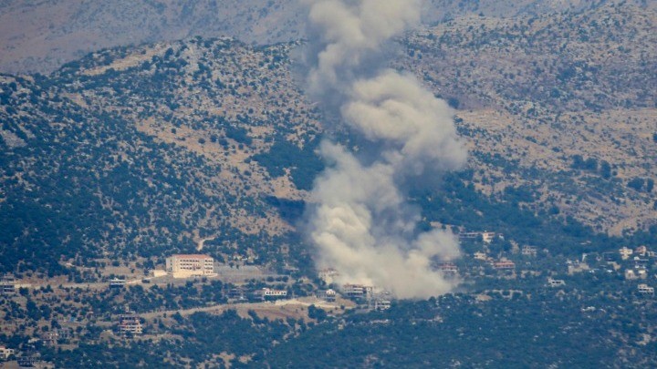 Σφυροκόπημα από αέρος στον νότιο Λίβανο