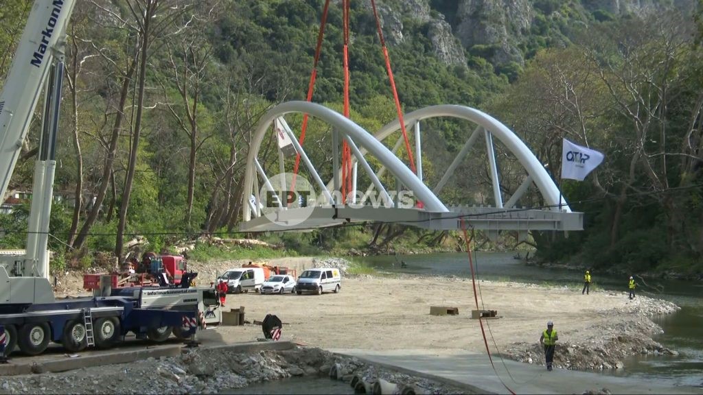 Αρχές Σεπτεμβρίου η νέα γέφυρα της Αγίας Παρασκευής