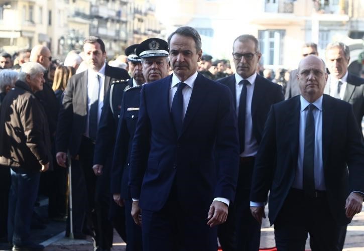 Παρουσία του Κυριάκου Μητσοτάκη η εξόδιος ακολουθία