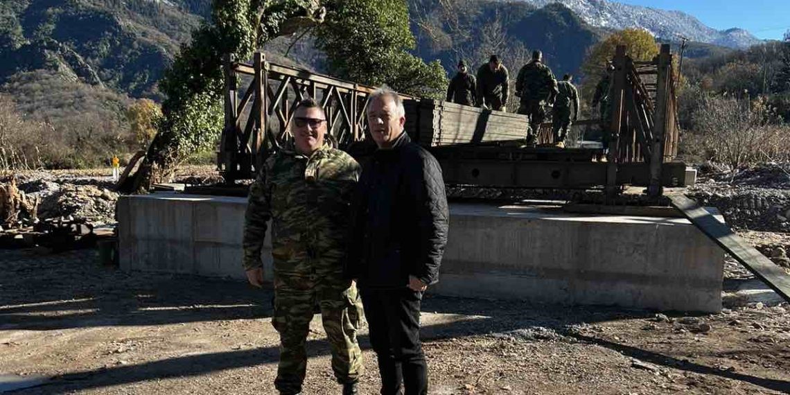 Τοποθετείται γέφυρα μπέλεϋ στον Κλεινοβό