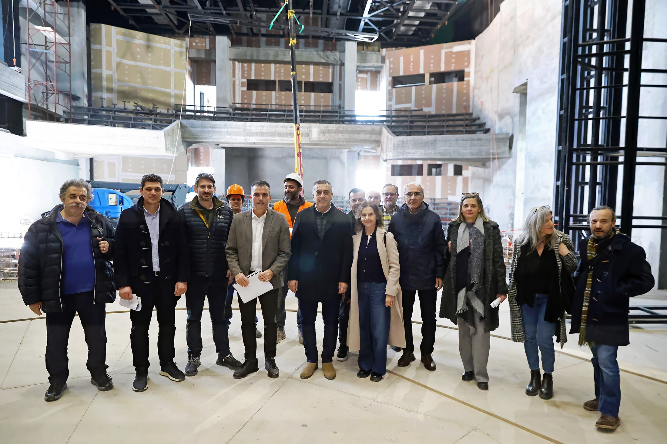 Με ικανοποιητικούς ρυθμούς οι εργασίες στο Θέατρο ΟΥΗΛ