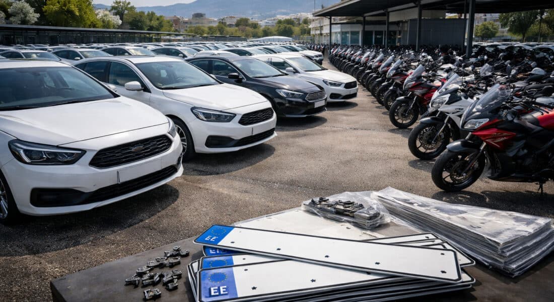 Λύνεται το πρόβλημα με τις νέες πινακίδες οχημάτων στη Λάρισα