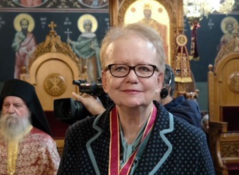 Ο Μητροπολίτης Κίτρους τίμησε την Σταυρούλα Σδρόλια