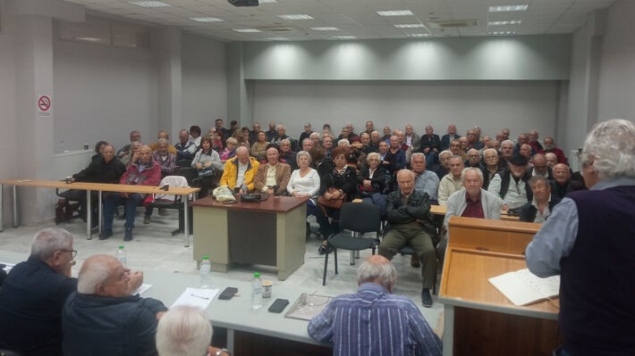 Στις 12 Νοέμβρη η διαμαρτυρία των συνταξιούχων