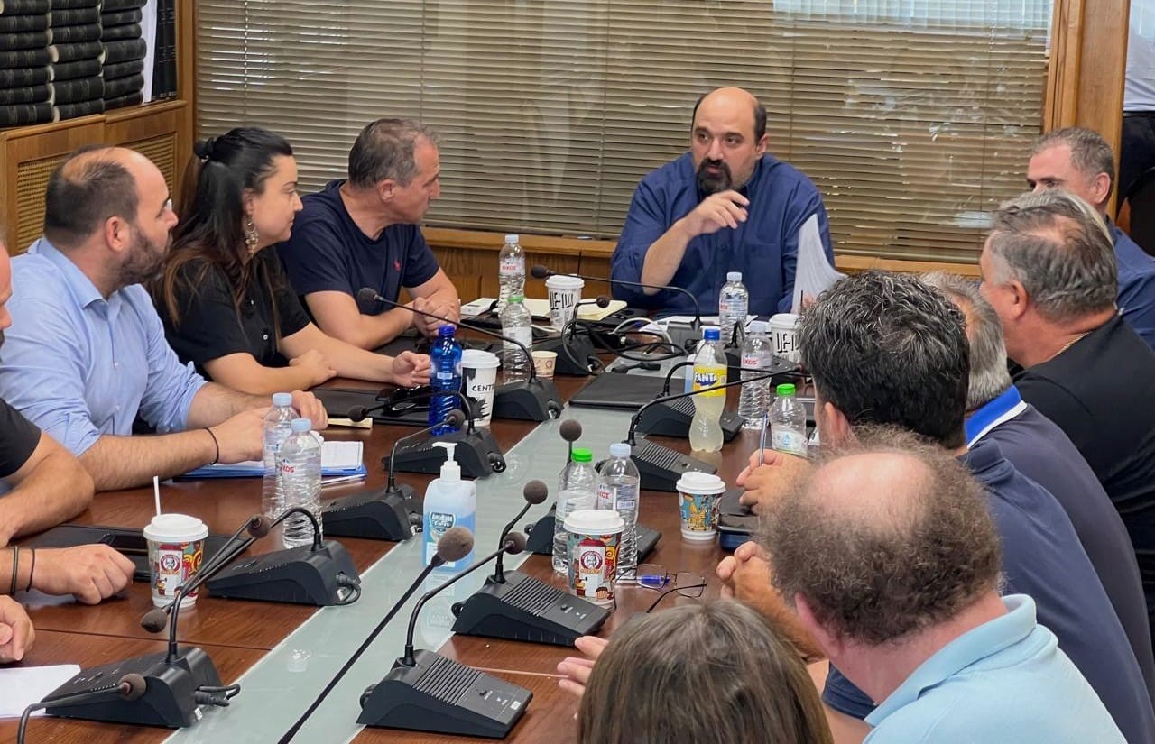Με τους πλημμυροπαθείς Φαρκαδόνας ο Τριαντόπουλος