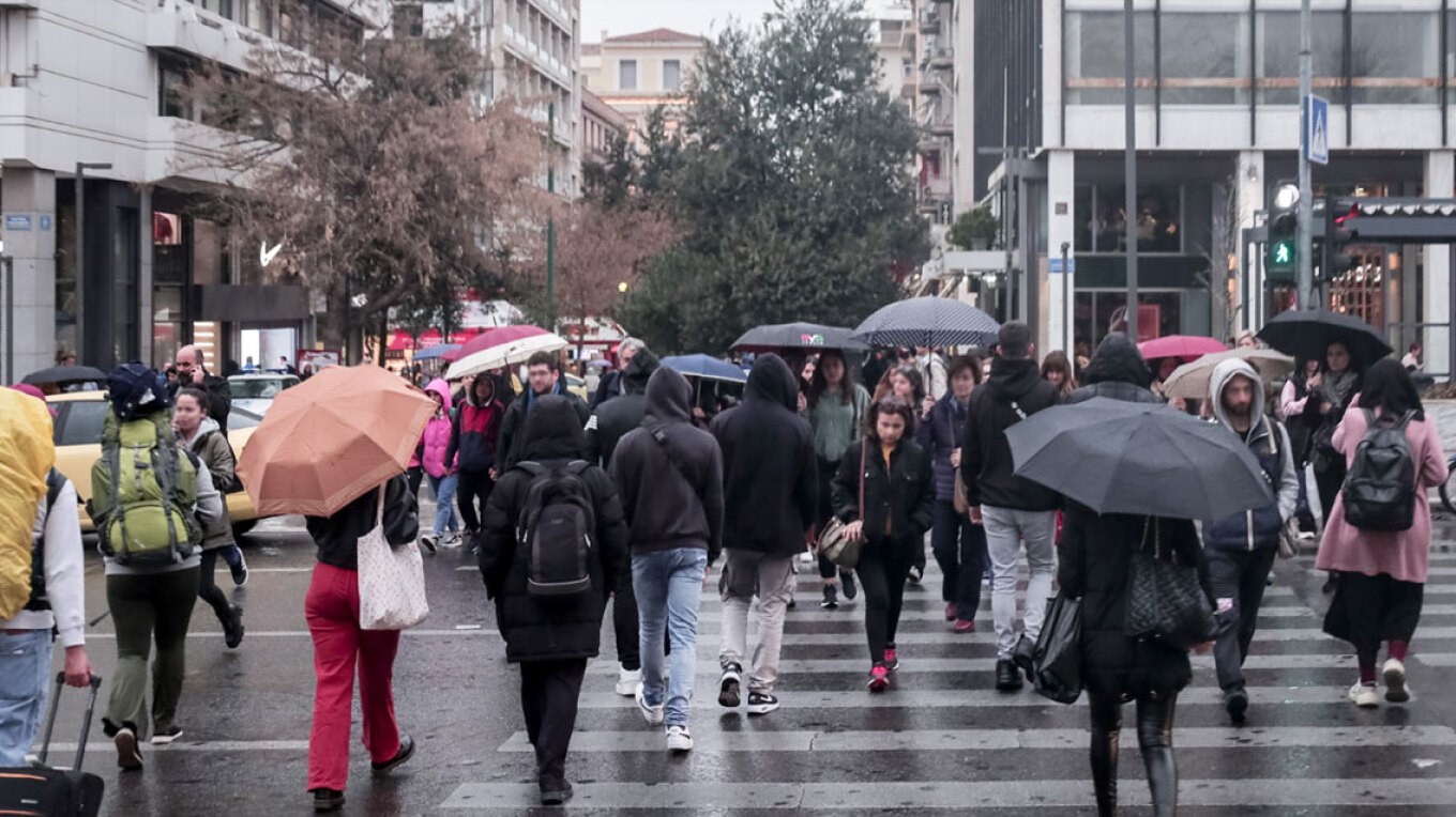 Ισχυρές βροχές, κεραυνοί και χαλαζοπτώσεις