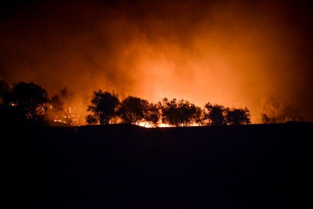 Νέα φωτιά στη Μόρια 