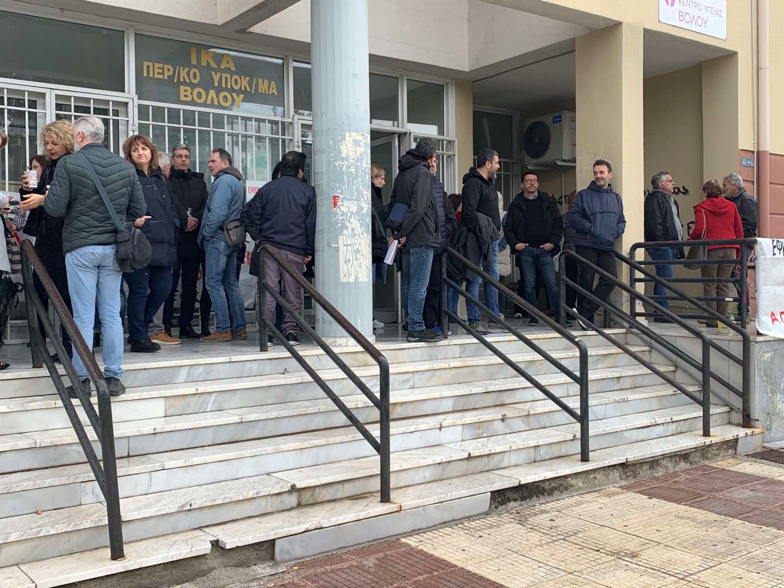 Μεγάλη η συμμετοχή στην απεργία των εργαζομένων