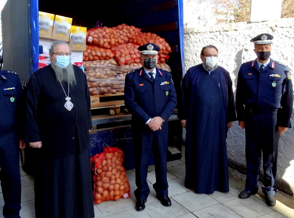 Τρόφιμα από την ΓΕ.ΠΑΔ. για τα συσσίτια της Ι.Μ. Λαρίσης 