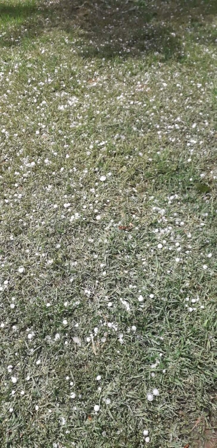 Χαλάζι “σάρωσε” την Χαρά Λάρισας