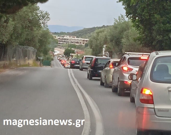 Ουρές χιλιομέτρων στην επιστροφή από Πήλιο