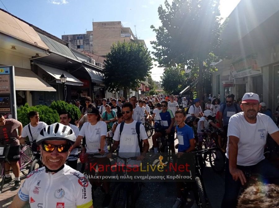 Μεγάλη συμμετοχή στον 24ο Ποδηλατικό Δρόμο