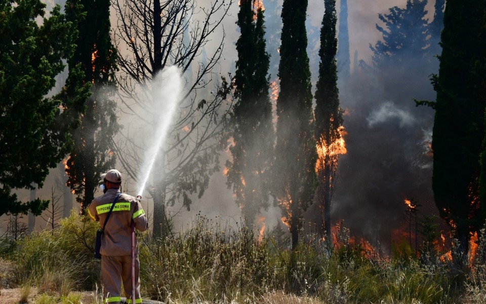Μεγάλη φωτιά στην Πάτρα