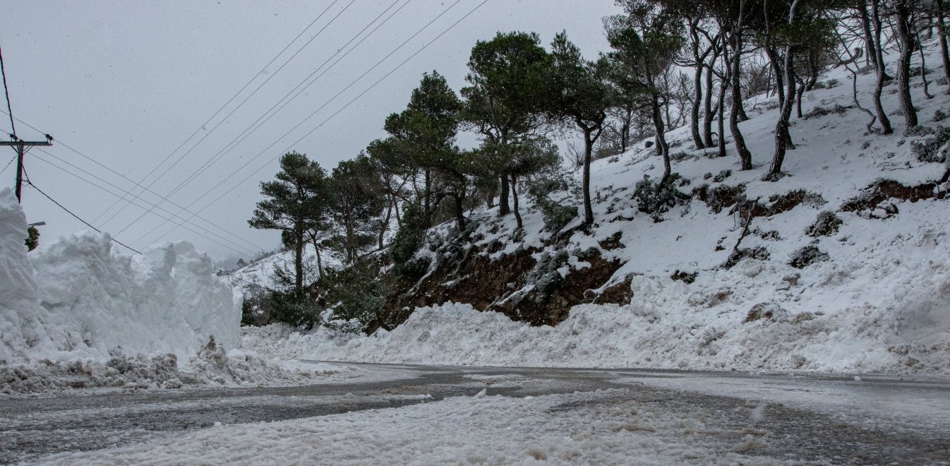 Xιονοπτώσεις, παγετός και δυνατοί άνεμοι