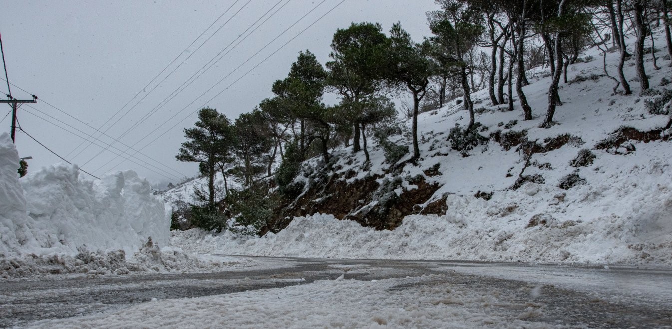 Xιονοπτώσεις, παγετός και δυνατοί άνεμοι 