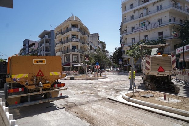 Ξεκινά η ανακατασκευή πεζοδρομίων στην 23ης Οκτωβρίου