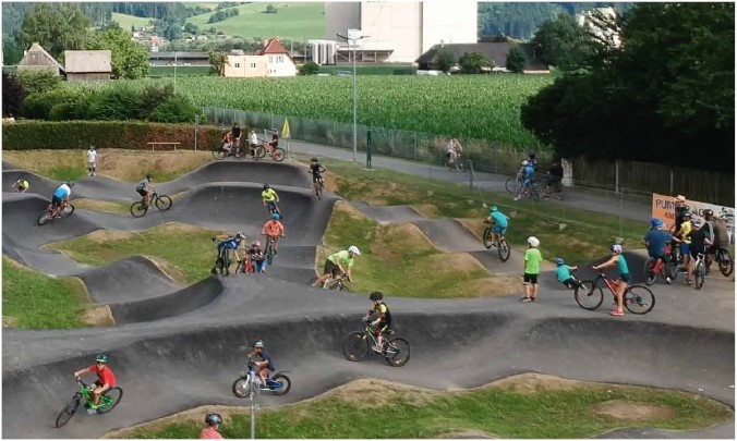 Η χωροθέτηση της πίστας ποδηλάτου pumptrack στο Παλέρμο