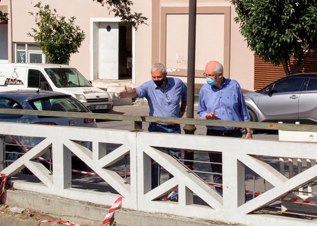 Στο σημείο του τροχαίου ο Απ. Καλογιάννης